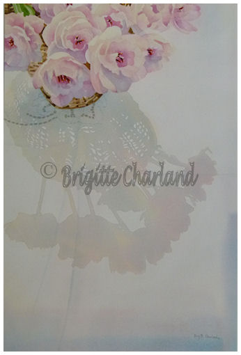 image aquarelle, brigitte charland, printemps