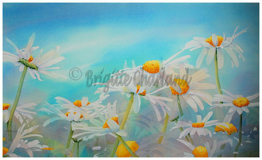 image aquarelle dans le vent