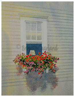 image aquarelle, brigitte charland, fleurs