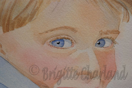 image aquarelle, brigitte charland, yeux